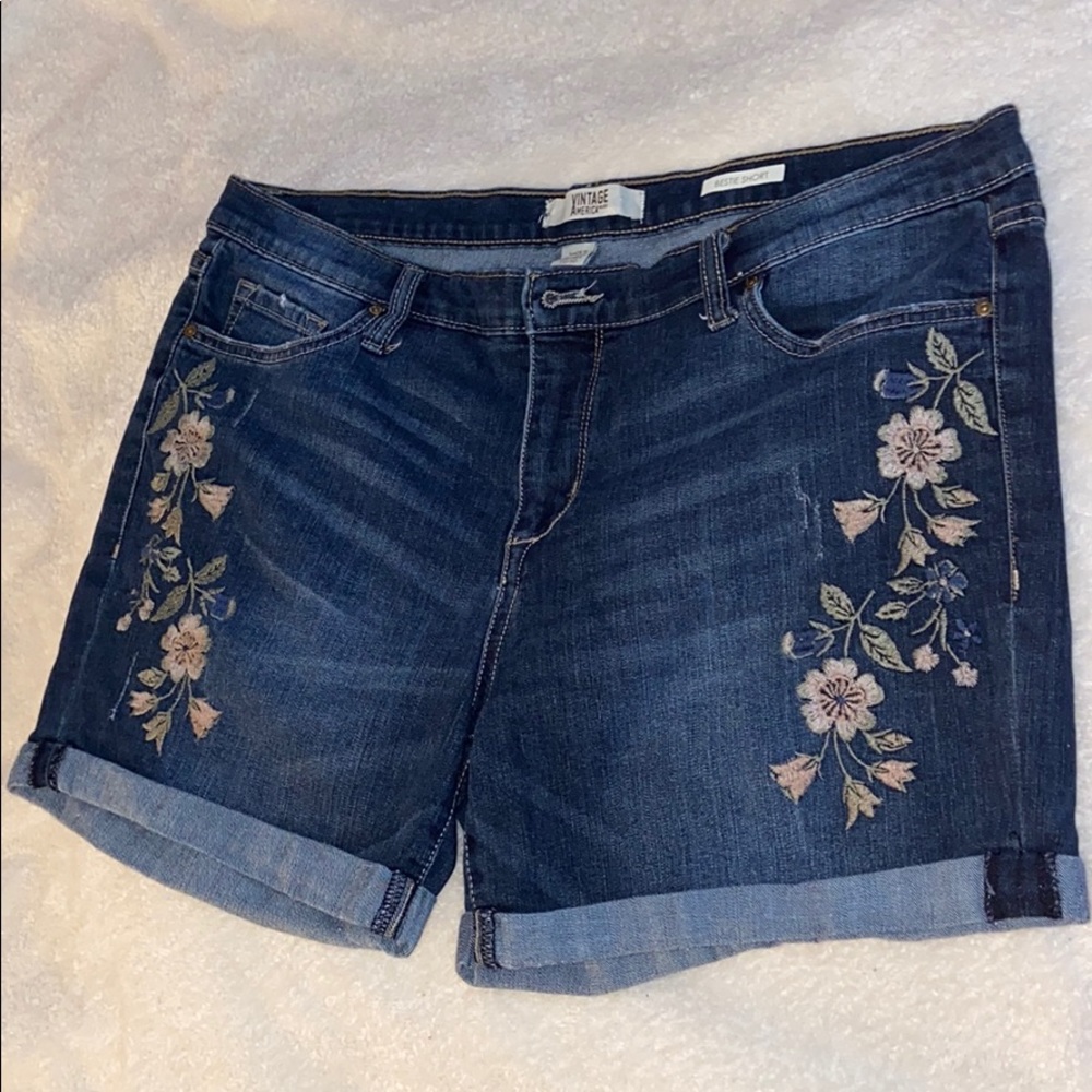 Vintage America Denim Shorts Size 10